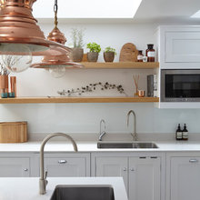 new wall + cabinet color