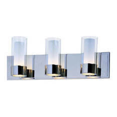 Silo 3-Light Bath Vanity Sconce, Polished Chrome