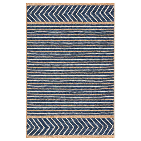 Redondo REO-02 Denim/Natural 2'3"x3'9" Area Rug