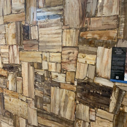 Retro Petrified Wood Semi Precious Countertops - Kitchen Countertops