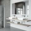 VIGO Vinca Handmade Matte Stone Vessel Bathroom Sink Set With Wall Mount Faucet