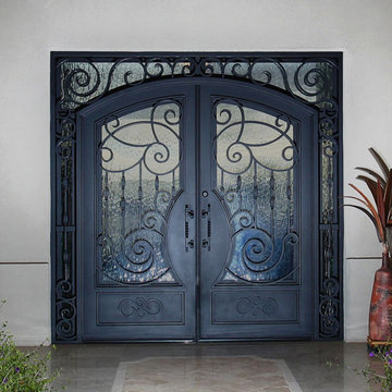 Scrolls Custom Iron Entry Doors