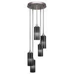 Toltec Lighting - Toltec Lighting 2145-BN-4099 Empire - Five Light Mini Pendant - No. of Rods: 4Assembly Required: TRUE Canopy Included: TRUE