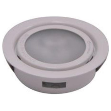 -(Metal) Xenon-recess mount w/lamp. Frosted lens/Black-Chrome Finish - Recessed
