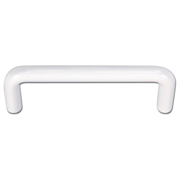 Hardware House 3" Wire Style Cabinet Pull, White