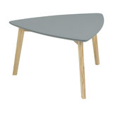 Vitin Coffee Table, Dark Grey Lacquer