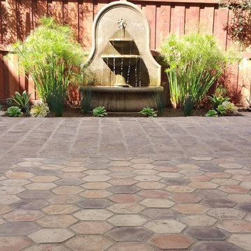 Spanish courtyard and kitchen garden