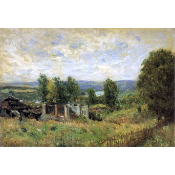 Alfred Sisley Landscape in Summer, 18"x27" Wall Decal Print