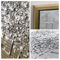 Matter Abstract Textured Metallic Hand Painted Wall Art by Martin Edwards