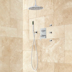 TRIMBLE RAINFALL SHOWER SYSTEM WITH BODY SPRAYS - Tub And Shower Faucet Sets