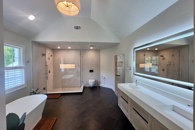 Example of a trendy bathroom design in Philadelphia