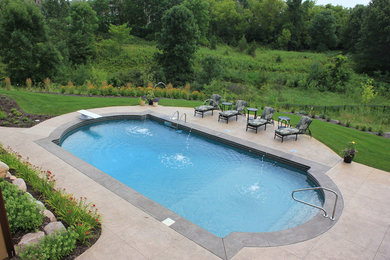 This is an example of a transitional pool in Minneapolis.