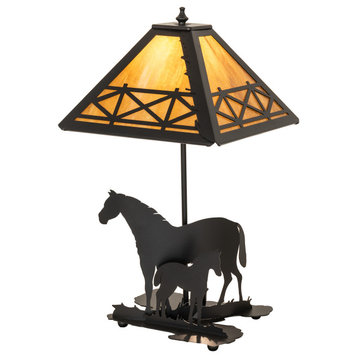 22 High Mare & Foal Table Lamp
