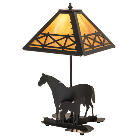 22 High Mare & Foal Table Lamp