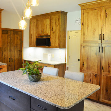 Gaithersburg, MD Rustic Hickory Kitchen Remodel