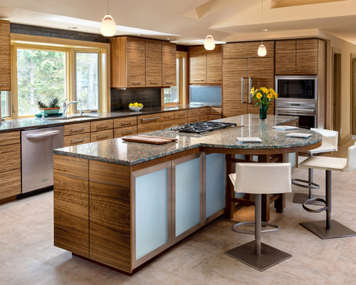 Exotic Wood Cabinets Ideas, Pictures, Remodel and Decor
