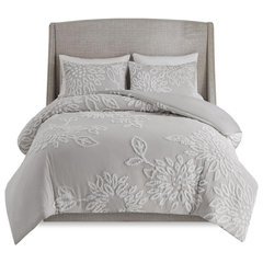 True North by Sleep Philosophy Addison King Ivory Pintuck Sherpa Down Alternative Comforter Set