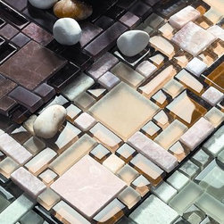 Pucinni glass tile mosaic Rococo series - Mosaic Tile