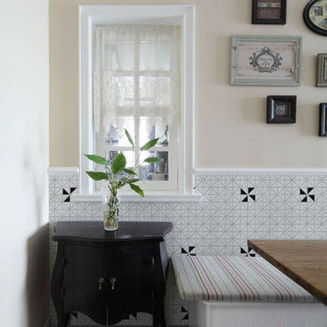 Modern Living Room Triangular Porcelain Mosaic Tile