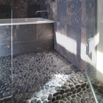 Classic Pebble Tile Bathrooms