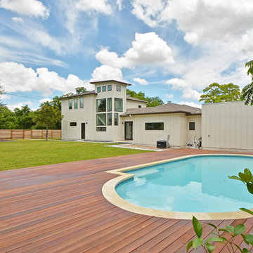 ATX Modern home - Reclaimed Ivory White Oak