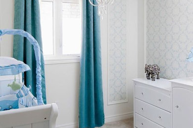 Example of a classic nursery design in Toronto