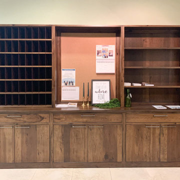 Custom Church Lobby Cabinet