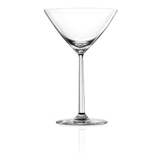 D) Drinking Glasses Set Of 8 Modern Wavy Design Heavy Base Highball G