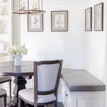 Custom breakfast nook cushions