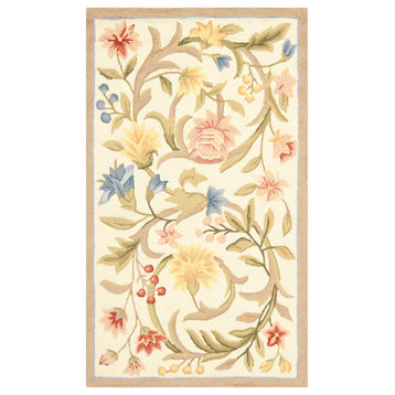 Safavieh Chelsea Collection HK248 Rug, Ivory, 2'9"x4'9"