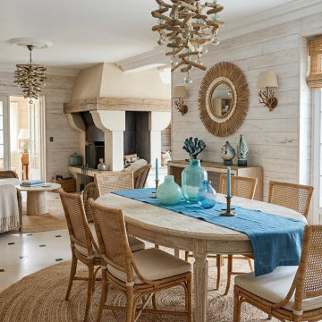 Salle à manger bord de mer, après relooking