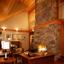 Stone Fireplace