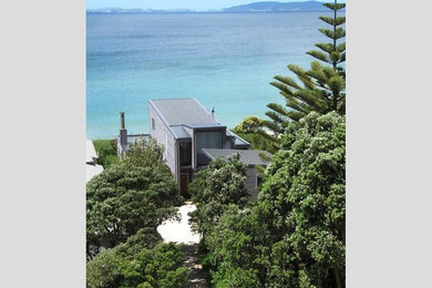 Trendy home design photo in Auckland
