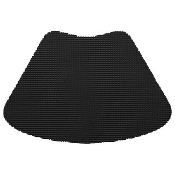 Kraftware Fishnet Black Wedge Placemats, Set of 12