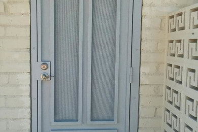 Custom designed security screen doors