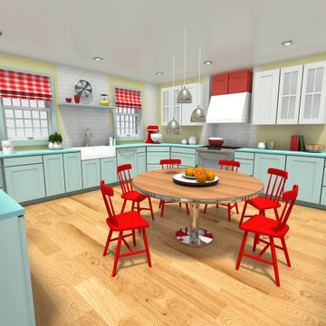 Mint green kitchen inspiration