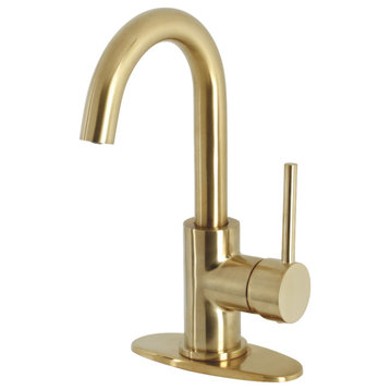 Kingston Brass LS8533DL Concord Single-Handle Bar Faucet, Brushed Brass