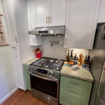 Kitchen Remodel 2024 Oakland/ white and light green