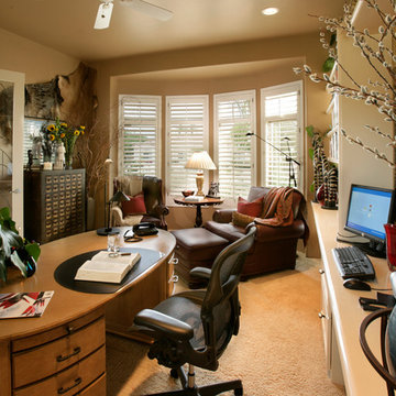 Soft contemporary/transitional living spaces