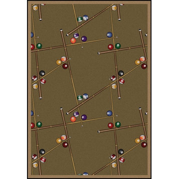 Games People Play, Gaming & Sports Area Rugs Snookered Rug