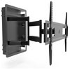 R500 Recessed In-Wall Full Motion TV Mount for 46-inch to 80-inch TVs - Black