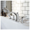 Hansgrohe 04817 Locarno Deck Mounted Roman Tub Filler - Brushed Nickel