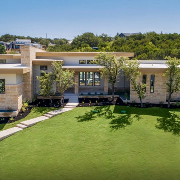 Austin Frank Lloyd Wright Inspired Home