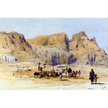 Charles Wilda A Camel Train At Aden, 18"x27" Wall Decal