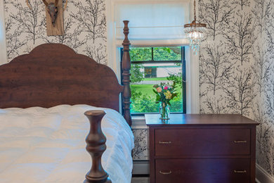 Inspiration for a country bedroom remodel in New York