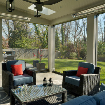 Screened-in Porch and Outdoor Kitchen