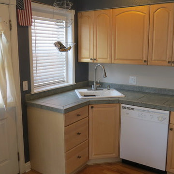 BEFORE: Kitchen sink area