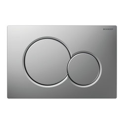 Geberit Matte Chrome Sigma01 Flush Plate - Bathroom Fixtures