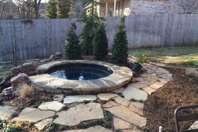 Patio - rustic patio idea in Oklahoma City