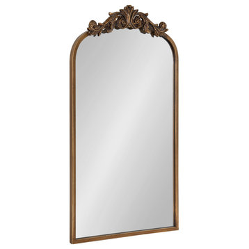 Arendahl Traditional Arch Mirror, Gold, 19x30.75